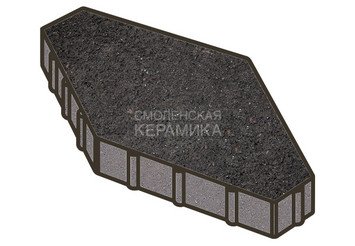 Тротуарная плитка Готика, Зарядье Premium Gold, 600x400x100 мм, цвет Голд 21 1