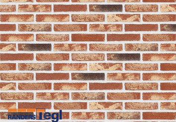 Кирпич печной ручной формовки Randers Tegl RT 453 rot barok handformziegel 1