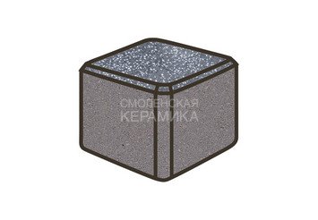 Гранитная тротуарная плитка Готика, Куб Granite FINO, 100x100x100, Суховязкий 1