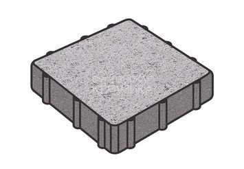 Тротуарная плитка Готика, Квадрат Premium Gold, 300x300x60 мм, цвет Голд 1 1