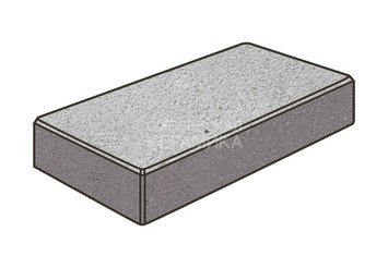 Тротуарная плитка Готика, Картано Premiun Gold, 300x150x80 мм, цвет Голд 22 Кристалл 1