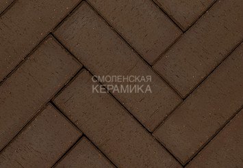 Клинкер тротуарный ЛСР «МЮНХЕН» ЛОНГ коричневый 1