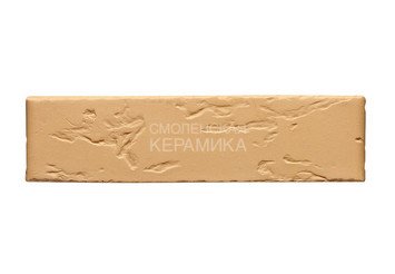 Кирпич облицовочный керамический ЖКЗ Соломенный Рустик 1НФ 4