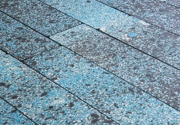 Гранитная тротуарная плитка Готика, Плита Granite FINO, 600x200x60, Азул Бахия 2