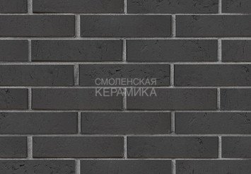 Кирпич лицевой керамический ЛСР Графитовый, крафт, 1НФ 3