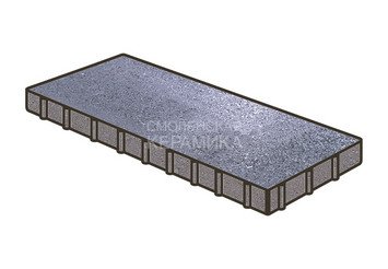 Гранитная тротуарная плитка Готика, Плита Granite FINO, 500x250x120, Амфиболит 1