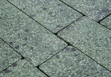 Гранитная тротуарная плитка Готика, Плита Granite FINO, 600x300x80, Порфир 2