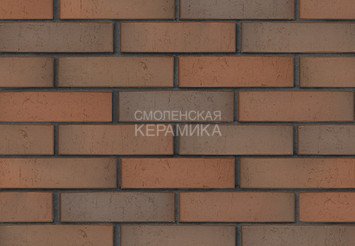 Кирпич лицевой керамический ЛСР Светло-коричневый флэш, крафт, 1НФ 2