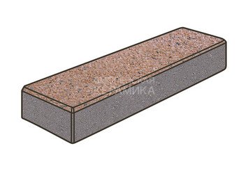 Тротуарная плитка Готика, Паркет Premiun Gold, 300x100x60 мм, цвет Голд 4 1