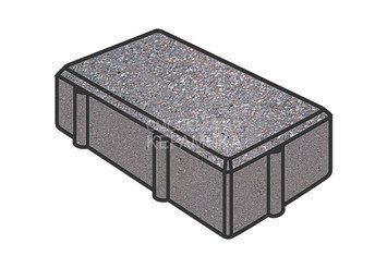 Тротуарная плитка Готика, Брусчатка Premium Gold, 200x100x80 мм, цвет Голд 13 1