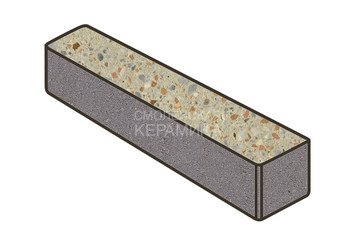 Гранитная тротуарная плитка Готика, Ригель Granite FINO, 360x80x100, Зарф 1