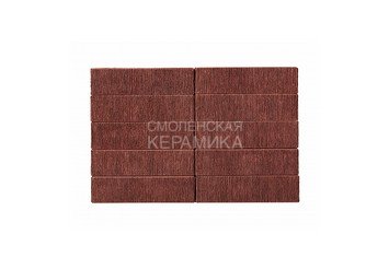Кирпич лицевой керамический ЖКЗ Терракотовый Бархат 0,7НФ 1
