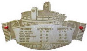 Табличка д/бани Виды бани гравированная Б-68 1