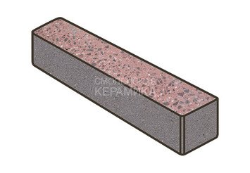 Гранитная тротуарная плитка Готика, Ригель Granite FINO, 360x80x100, Ладожский 1
