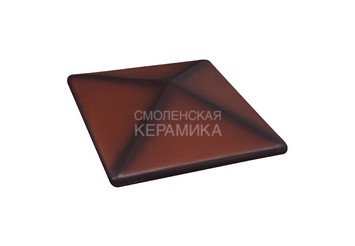 Керамическая шляпа King Klinker 310х310 дикое вино 1