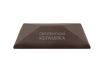 Колпак для забора ZG Clinker клинкерный СP вишневый 1