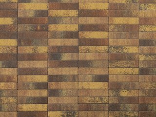 Тротуарная плитка Паркет BRAER, Color Mix"Мальва", 60 мм
