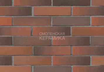 Кирпич лицевой керамический ЛСР Красный флэш гладкий, 1НФ 3