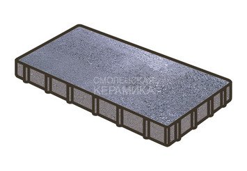 Гранитная тротуарная плитка Готика, Плита Granite FINO, 600x400x80, Амфиболит 1