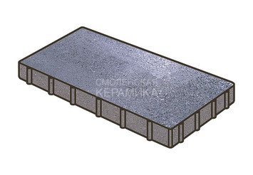 Гранитная тротуарная плитка Готика, Плита Granite FINO, 800x400x80, Амфиболит 1