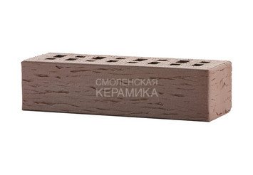 Клинкер фасадный ЛСР «Мюнхен» коричневый береста 6