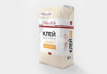 Клей для внутренних работ с камнем White-Hills Стандарт белый, 25 кг 1