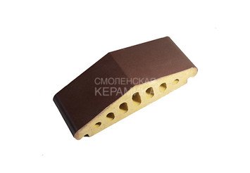 Профильный клинкерный кирпич ZG Clinker К25 вишневый 1