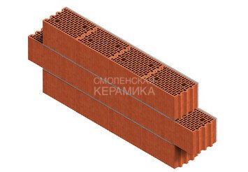 Камень керамический крупноформатный Porotherm 25 3