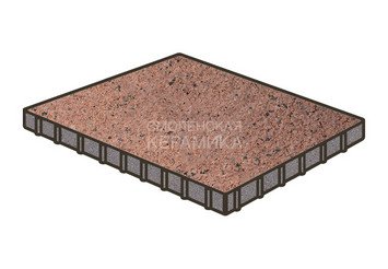 Тротуарная плитка Готика, Плита Premium Gold, 1000x1000x100 мм, цвет Голд 15 1