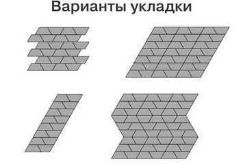 Тротуарная плитка Трапеция, Color Mix Ягель, 60 мм 7