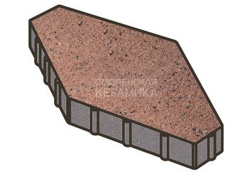 Тротуарная плитка Готика, Зарядье Premium Gold, 600x400x100 мм, цвет Голд 15 1
