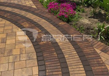 Тротуарная плитка Паркет BRAER, Color Mix