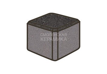 Тротуарная плитка Готика, Куб Premiun Gold, 80x80x80 мм, цвет Голд 21 1