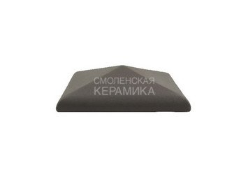 Колпак для забора ZG Clinker клинкерный С30 графит 1