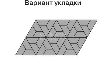 Тротуарная плитка Трапеция, Color Mix Ягель, 60 мм 6