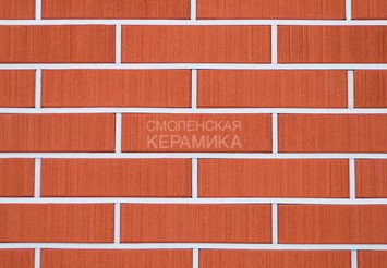 Кирпич облицовочный КЕРМА 1НФ, Красный бархат, утолщенная стенка 1