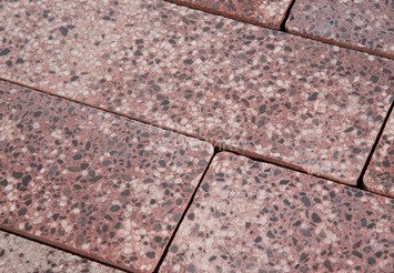 Гранитная тротуарная плитка Готика, Куб Granite FINO, 100x100x100, Сансет 2