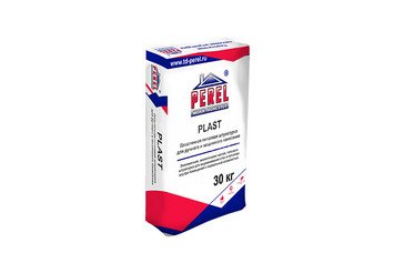 Пластичная гипсовая штукатурка с увеличенным временем жизни Perel PLAST 0527 белая, 30 кг 1