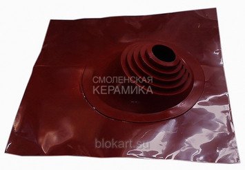 Фланец Мастер Флеш, БЛР YS-17 505х505 (d 76-203) (RES-1 угл) цв. красный 1