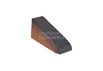 Дополняющий профильный кирпич ZG Clinker К20 графит 1