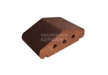 Профильный клинкерный кирпич ZG Clinker К12 вишневый 1