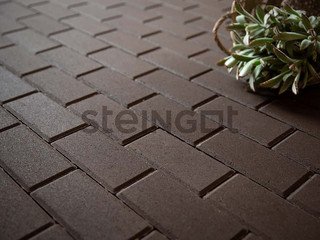 Брусчатка Steingot Серия "ПЛИТЫ 80" Прямоугольник,темно-коричневый