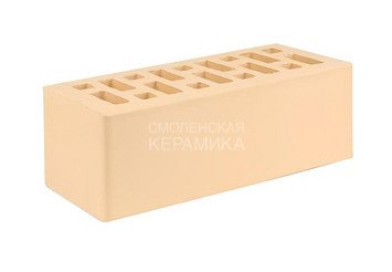 Кирпич облицовочный СТАРЫЙ ОСКОЛ Солома гладкий 1,4НФ 4