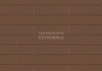 Кирпич лицевой керамический ЖКЗ Темно-коричневый Пена 1,4НФ 4
