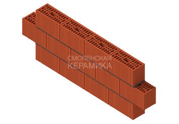 Керамический камень 2,1НФ поризованный Porotherm 3