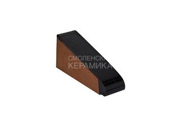 Дополняющий профильный кирпич ZG Clinker К20 темно-коричневый 1