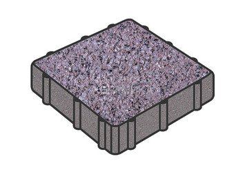 Тротуарная плитка Готика, Квадрат Premium Gold, 300x300x100 мм, цвет Голд 20 1