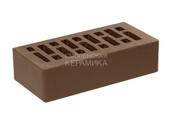 Кирпич облицовочный СТАРЫЙ ОСКОЛ Коричневый гладкий 1НФ 8