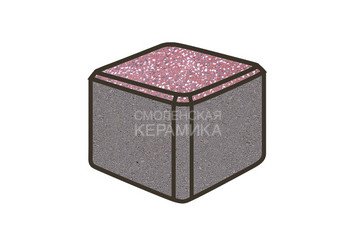 Гранитная тротуарная плитка Готика, Куб Granite FINO, 100x100x100, Емельяновский 1
