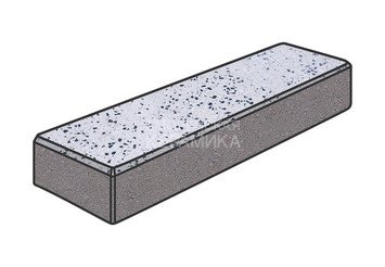 Гранитная тротуарная плитка Готика, Квадрат Granite FINO, 400x400x80, Покостовский 2